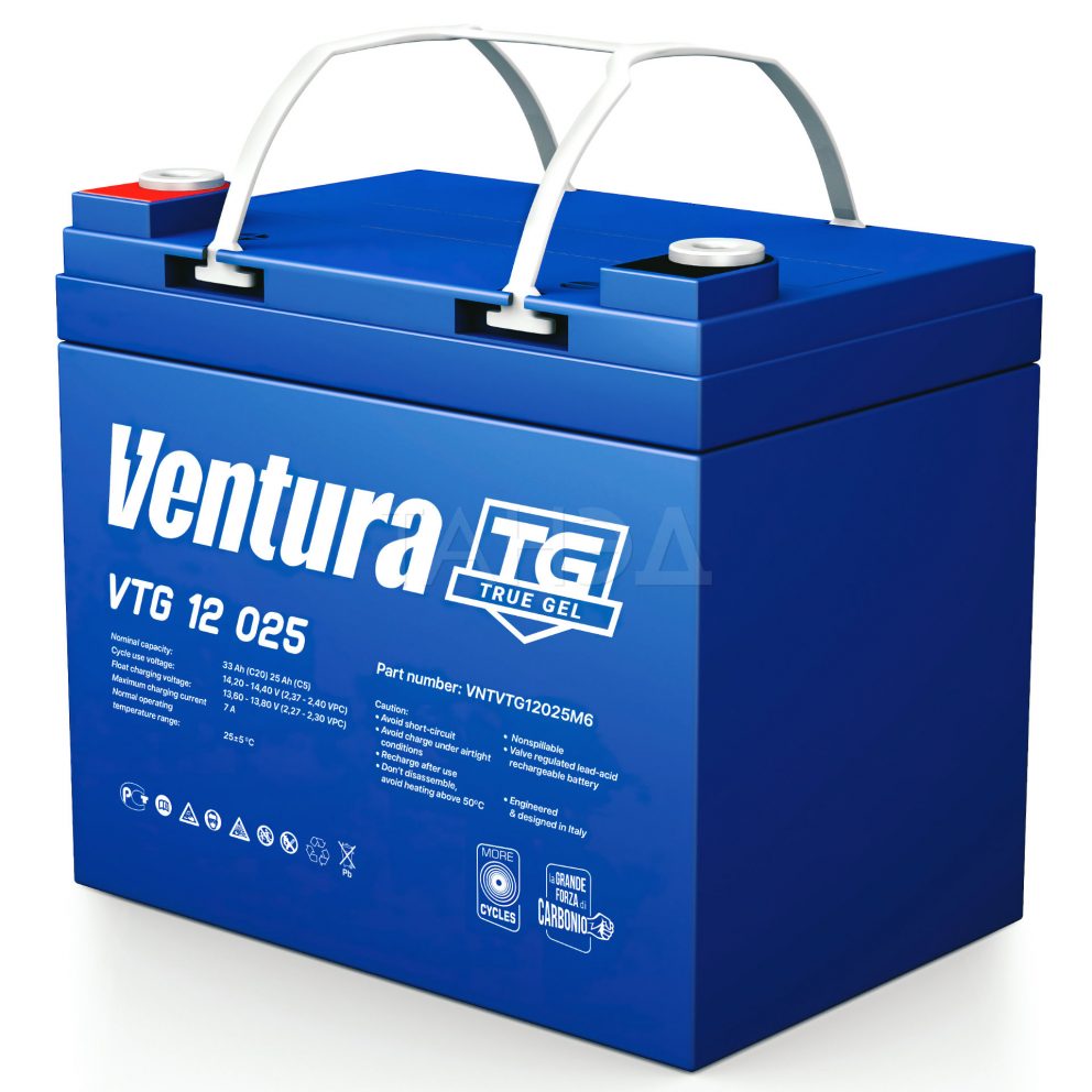 Гелевый аккумулятор Ventura VTG 12 025 M6