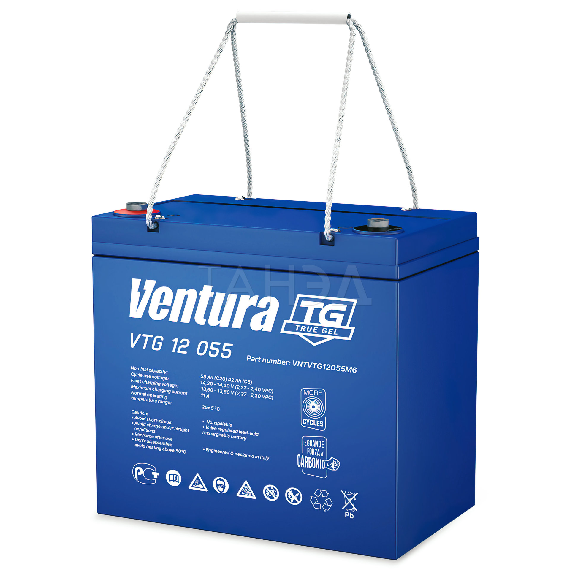 Гелевый аккумулятор Ventura VTG 12 055 M6