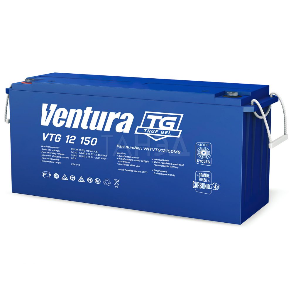 Гелевый аккумулятор Ventura VTG 12 150 M8