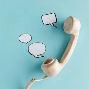 top-view-chat-bubbles-with-telephon