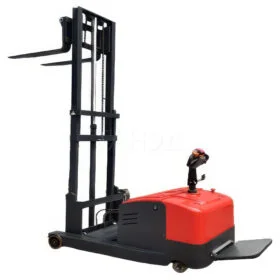 Штабелер самоходный TOR CDD-RMR с раздвижными вилами и противовесом (с платформой)