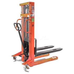 Штабелер ручной TOR SDJ-W с лебедкой