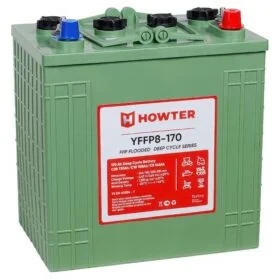 Тяговый аккумулятор HOWTER FFP 08 170, 8 В, 170 Ач