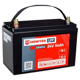 Литиевый аккумулятор HOWTER LiFePO4 24V 54, 24 В, 54 Ач