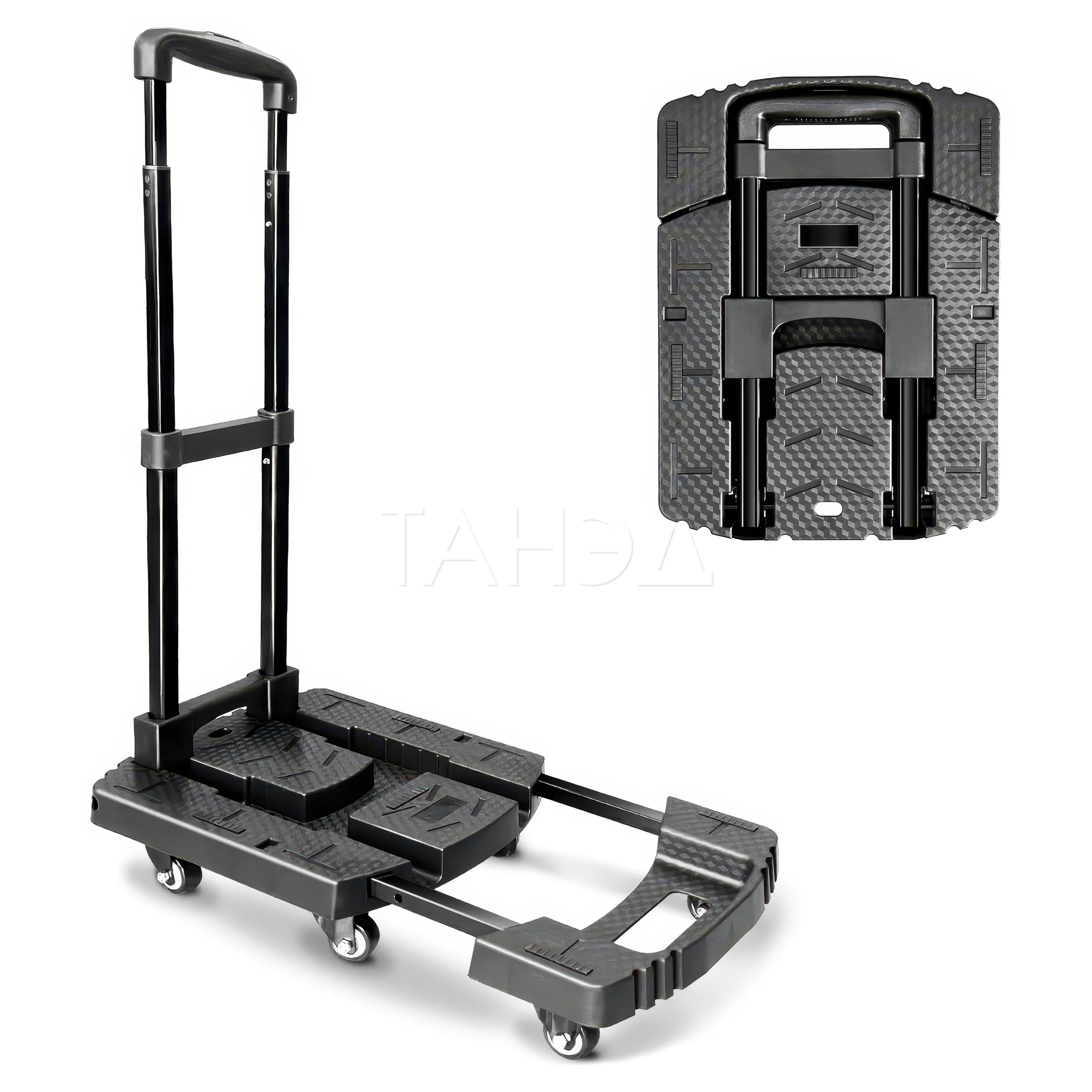 Тележка платформенная складная TOR серии РТ грузоподъемностью 200 кг