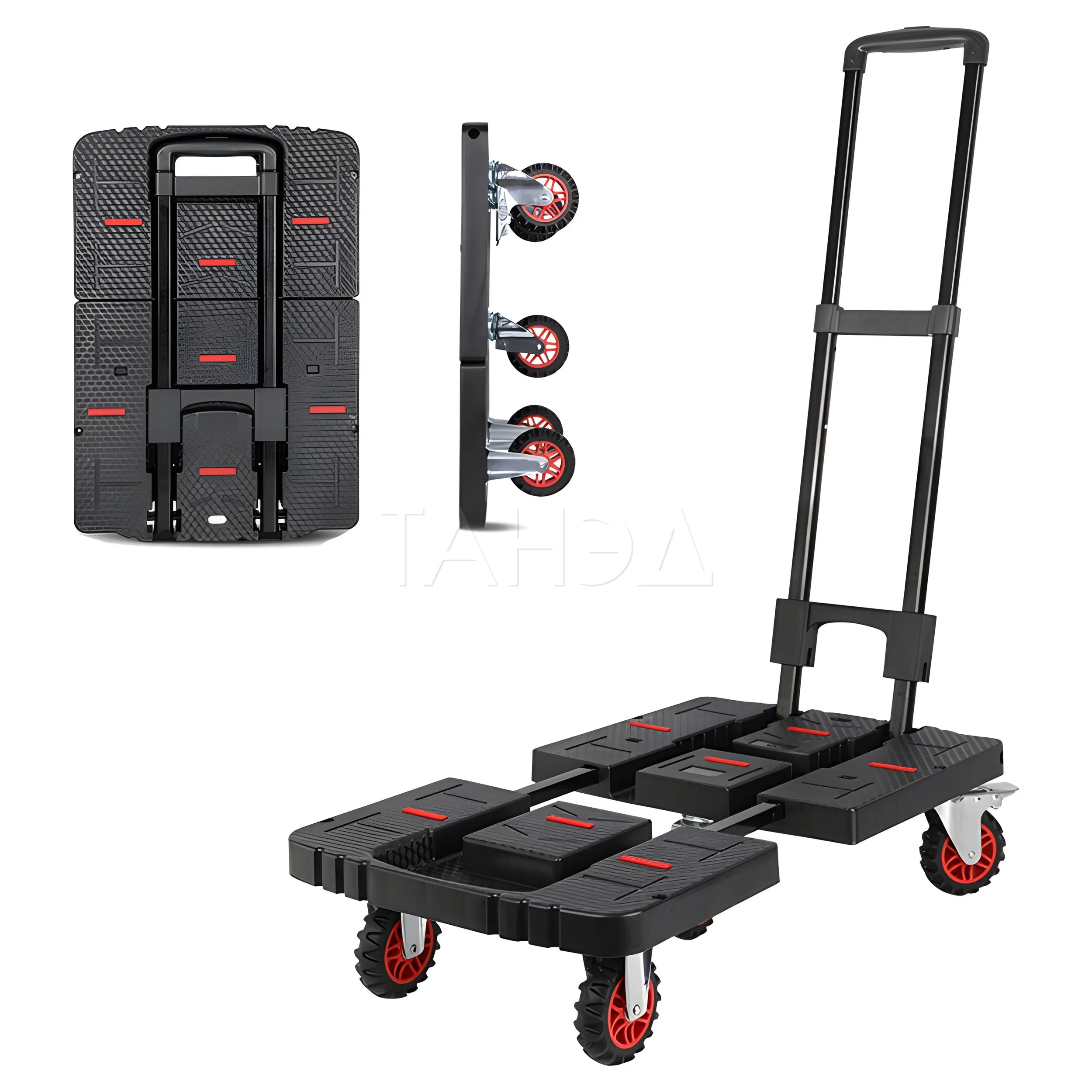 Тележка платформенная складная TOR серии РТ грузоподъемностью 220 кг