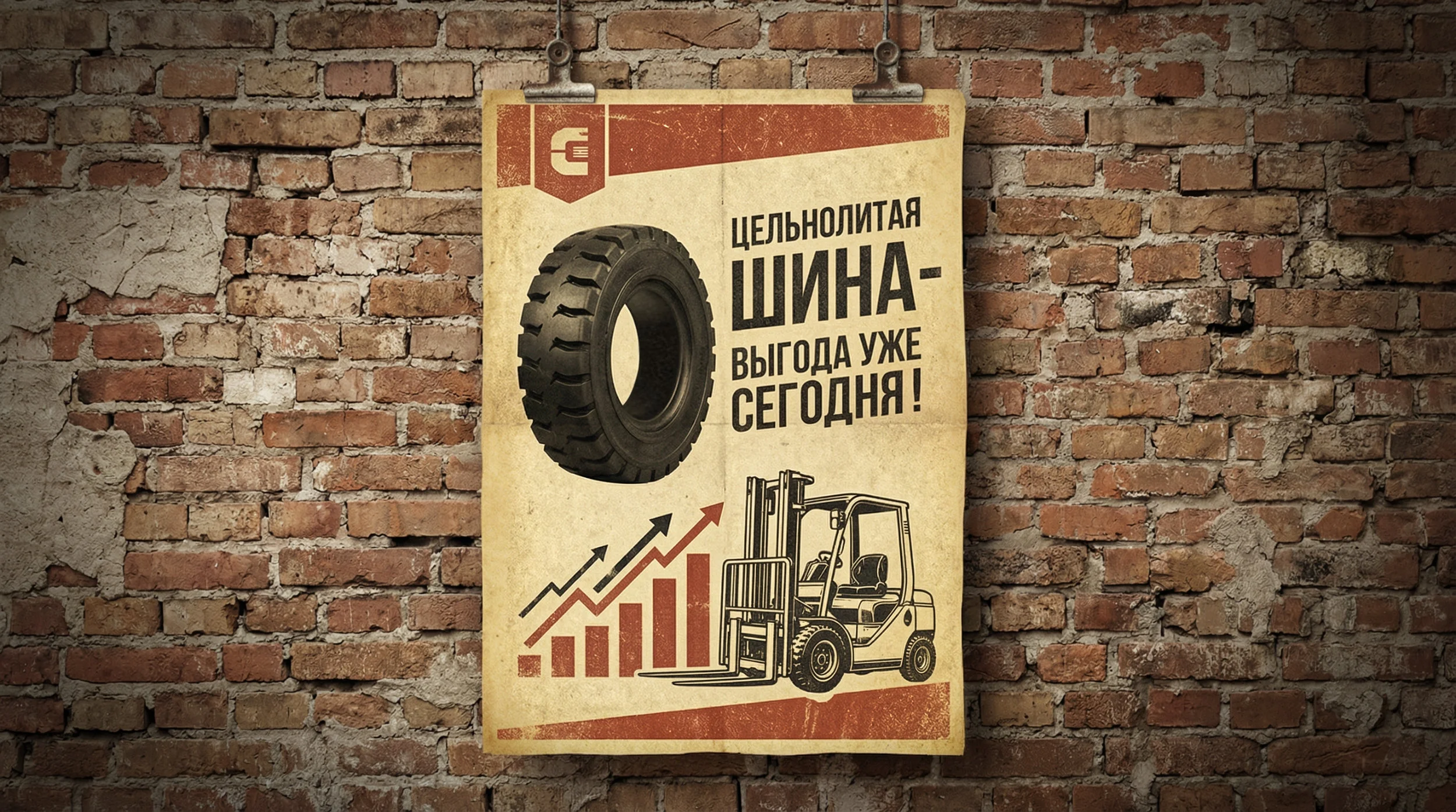 Как цельнолитые шины снижают общую стоимость владения вилочного погрузчика