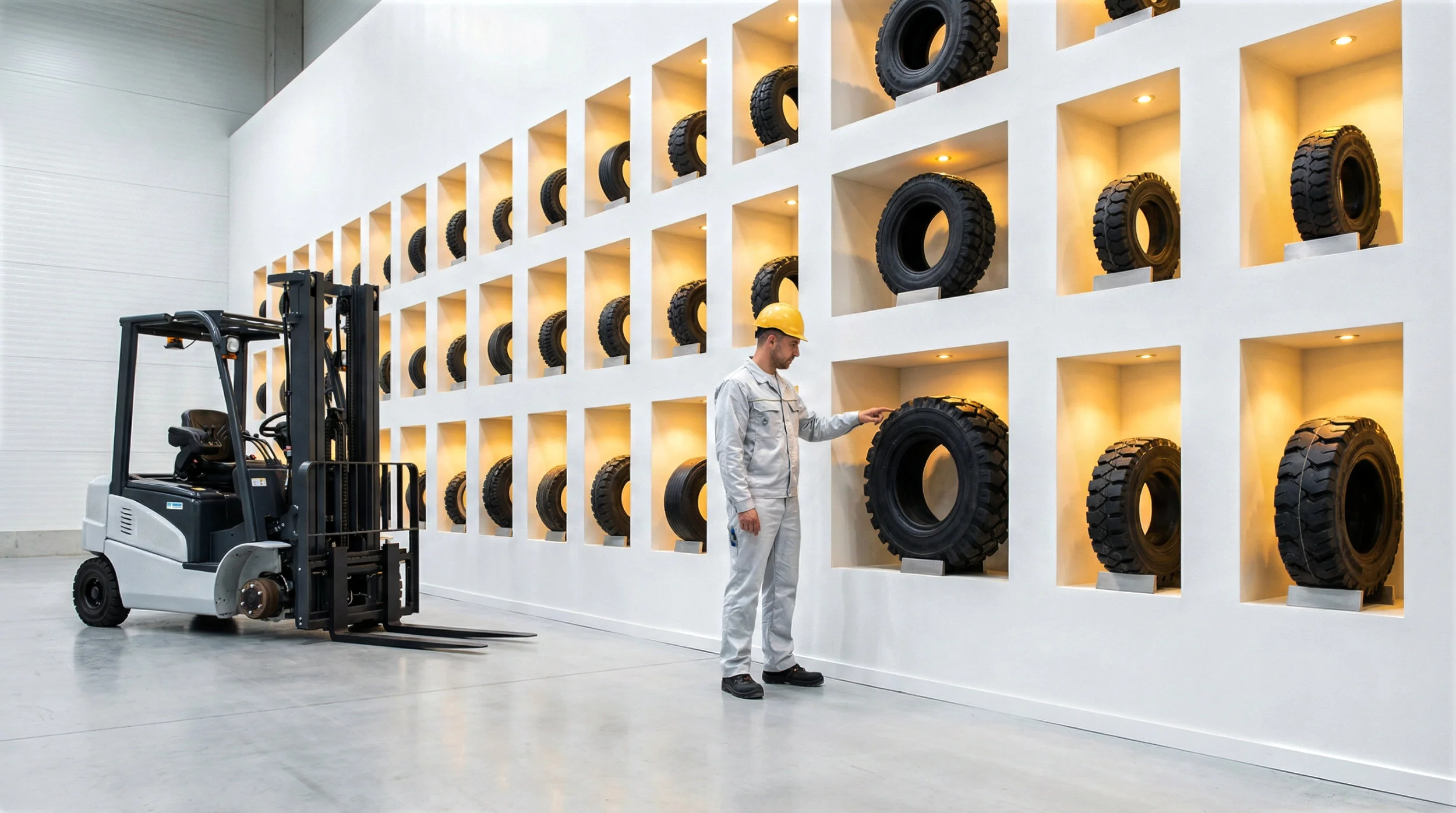 Руководство по выбору шин для вилочных погрузчиков
