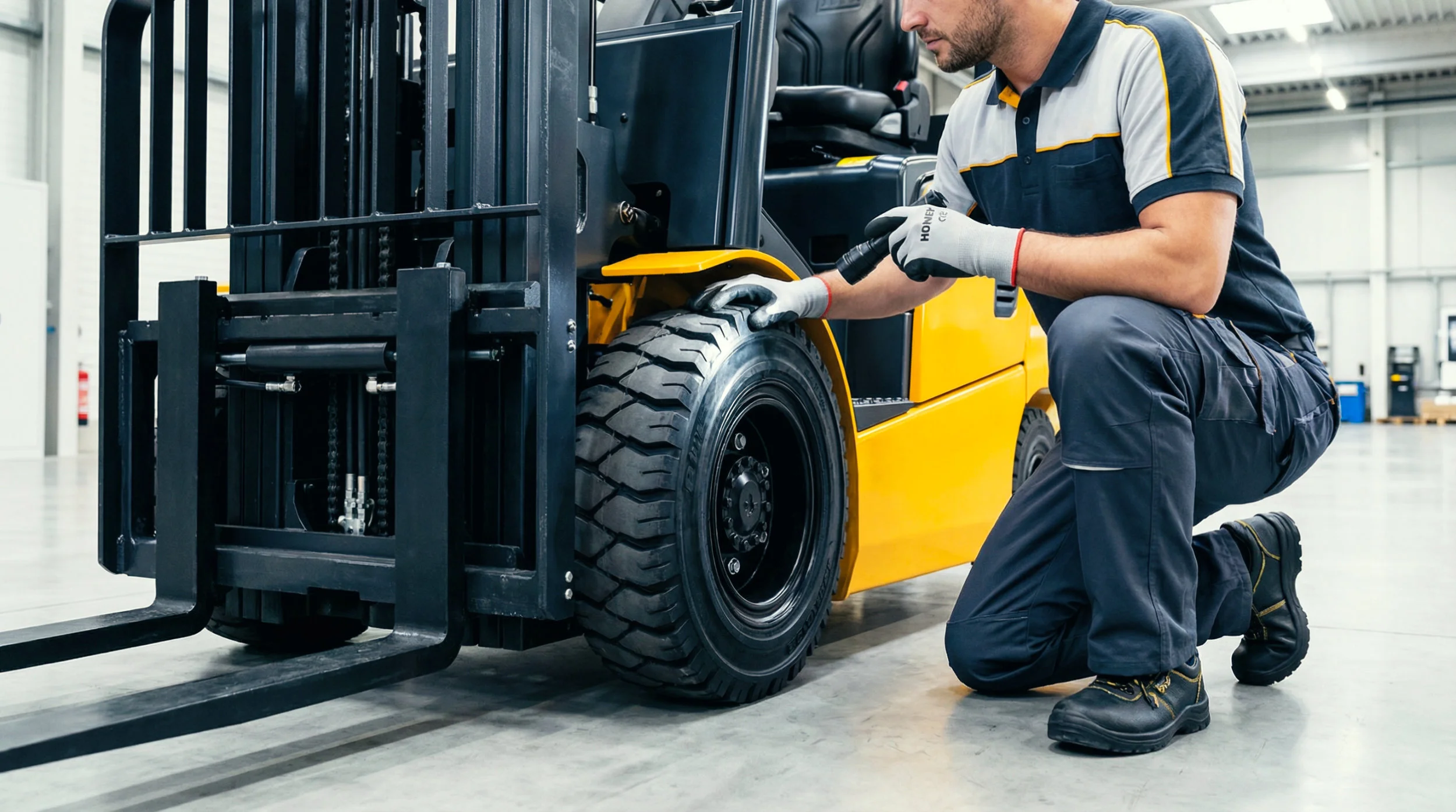 Признаки износа шин для погрузчиков