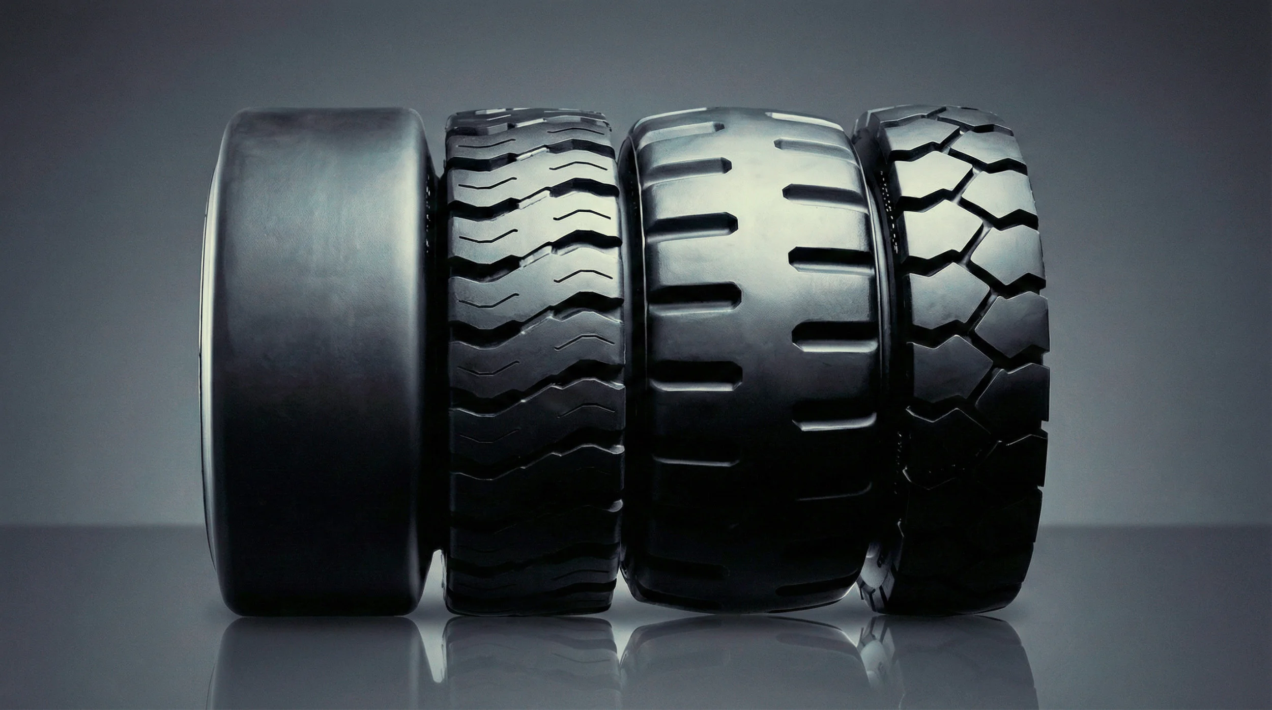 Типы протектора шин для погрузчиков