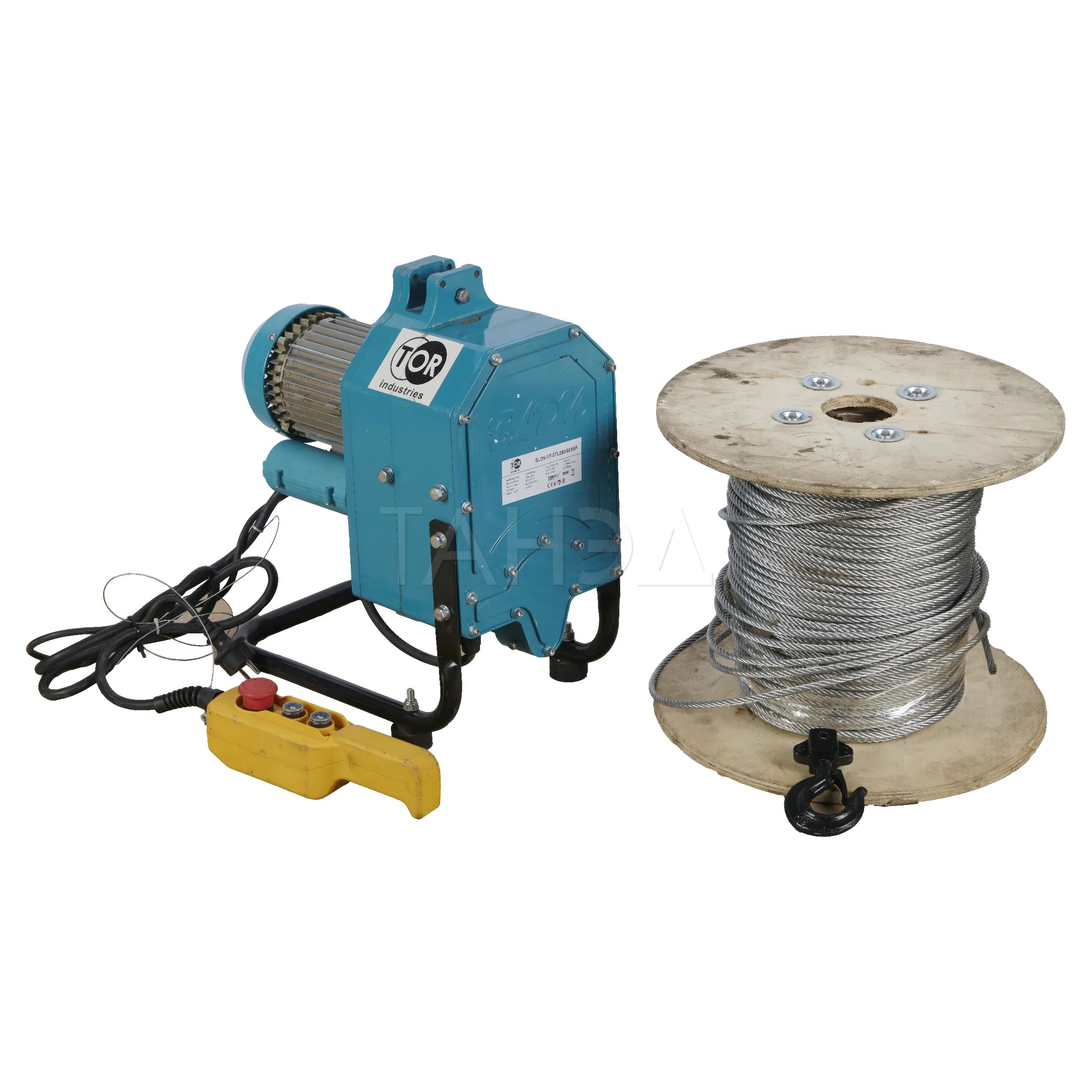 Таль электрическая подвесная TOR BLDN-YT-STL 300/600BP, канат 200 м