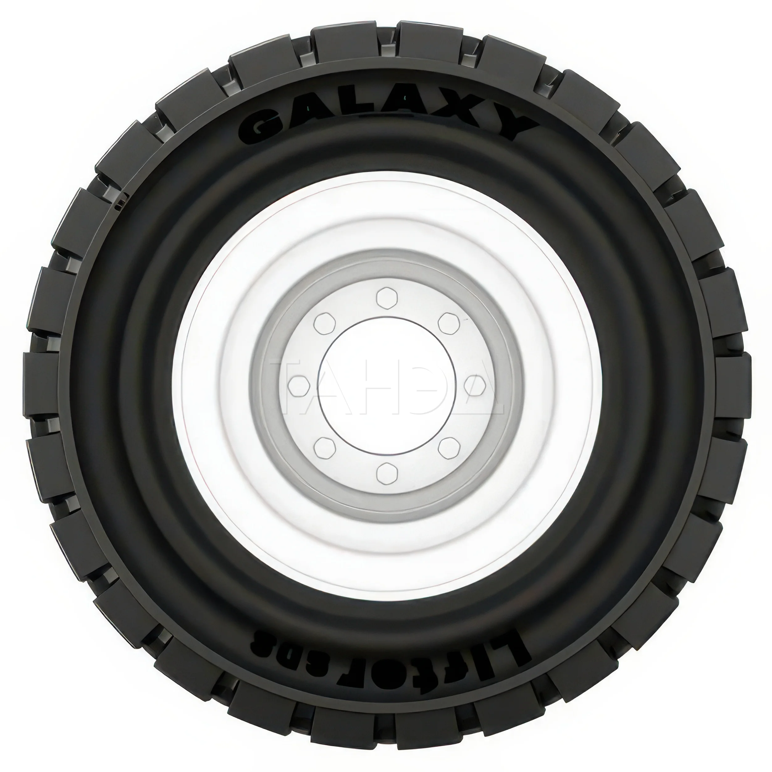 Шина цельнолитая 18x7-8 Galaxy Lifter SDS — изображение 2